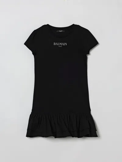 Balmain Dress Kids  In Black