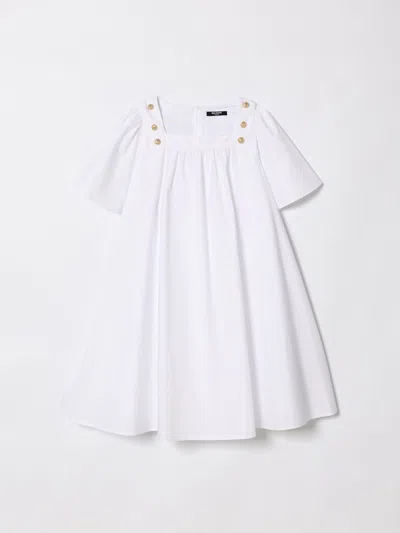 Balmain Dress Kids  In White