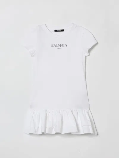 Balmain Dress Kids  In White