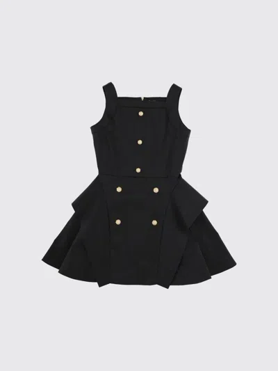 Balmain Dress Kids Color Black