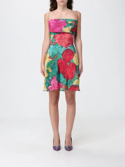 Balmain Dress Woman In Multi