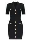 Balmain 4-pocket Knitted Cardigan In Black