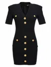 Balmain 4-pocket Knitted Cardigan In Black