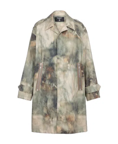 Balmain Dyed-effect Jacket In Nude