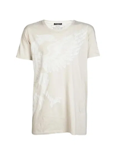 Balmain Eagle-print T-shirt In White