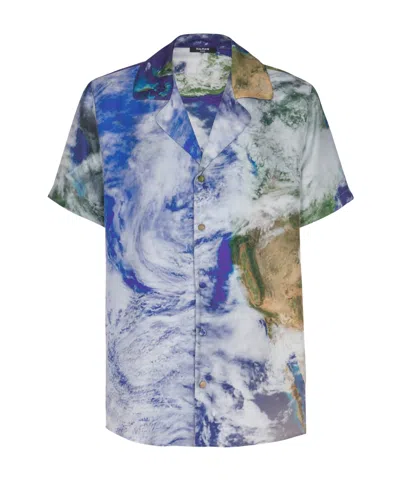 BALMAIN BALMAIN EARTH PRINT PYJAMA SHIRT