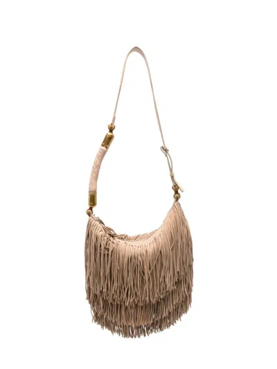 Balmain Shoulder Bag Woman In Brown
