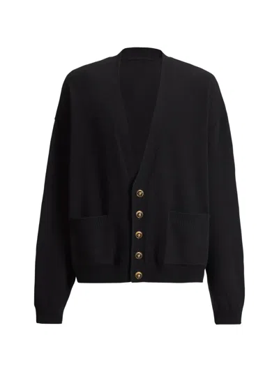 Balmain Eco-cashmere Cardigan In Black