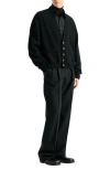Balmain Eco-cashmere Cardigan In Black