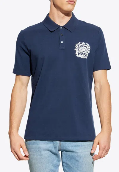 BALMAIN ÉCUSSON PRINT POLO T-SHIRT