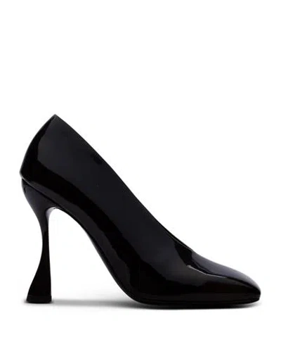 Balmain 95mm Eden Patent Leather Pumps In Black