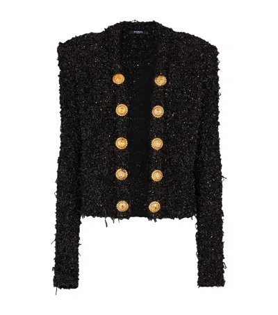 BALMAIN EDGE-TO-EDGE TWEED JACKET