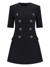 Balmain Dresses In Black  