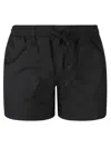 Balmain Black Jacquard Logo Swim Shorts