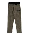 Balmain Elastic Waist Casual Pants In Black