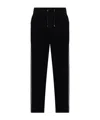 Balmain Elastic Waist Casual Pants In Black