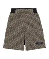 Balmain Elastic Waist Shorts In Black