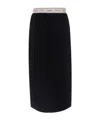 Balmain Elastic Waist Skirt