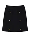 Balmain Elastic Waist Skirt In Black