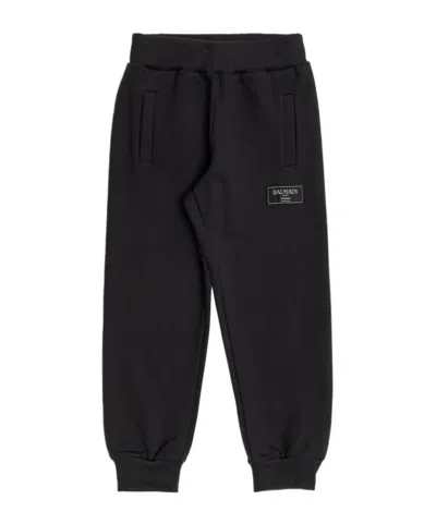 Balmain Elastic Waist Sweatpants In Black