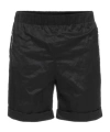 Balmain Elastic Waist-trimmed Shorts In Black
