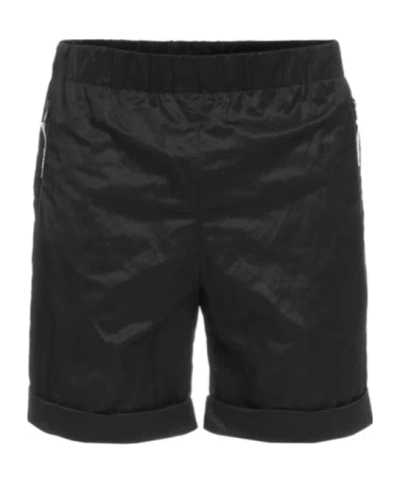 Balmain Elastic Waist-trimmed Shorts In Black