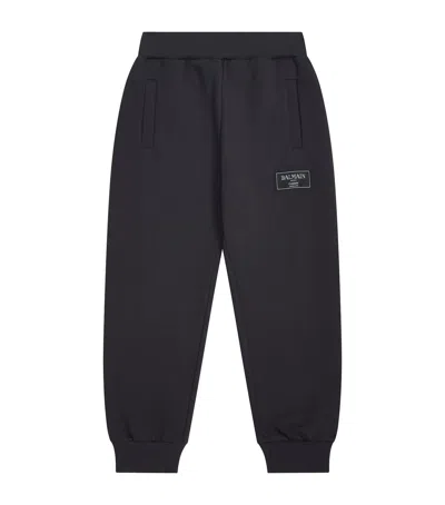 Balmain Kids' Elasticated Sweatpants In Black
