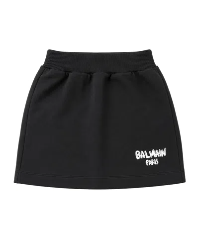 Balmain Elastic-waist Skirt In Black