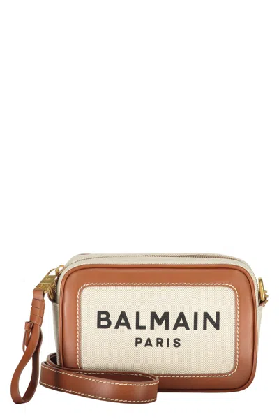 Balmain Elegant Shoulder Bag In Brown