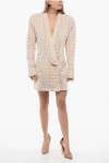 Balmain Embelisehed Double-breasted Blazer