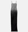 Balmain Embellished Crepe Gown
