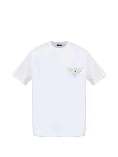 Balmain Embellished T-shirt In White