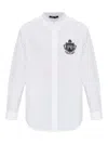 Balmain Emblem Buttoned Shirt In White