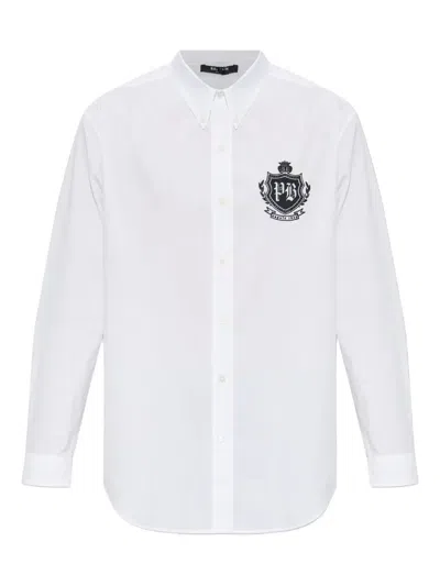BALMAIN EMBLEM BUTTONED SHIRT