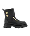 Balmain Ranger Army Boots In Black