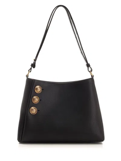 Balmain Emblema Handbags Black