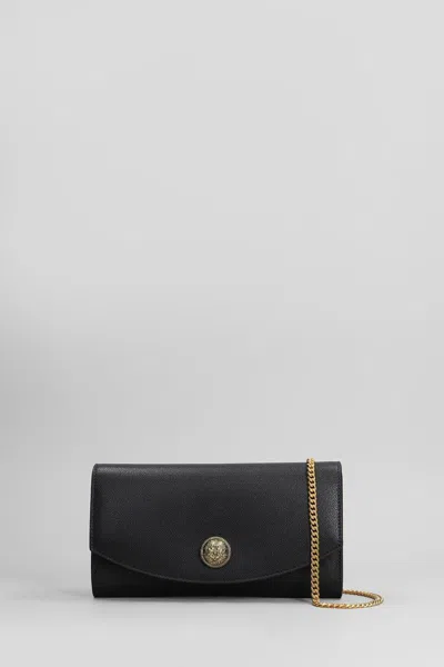 Balmain Embleme Clutch In Black
