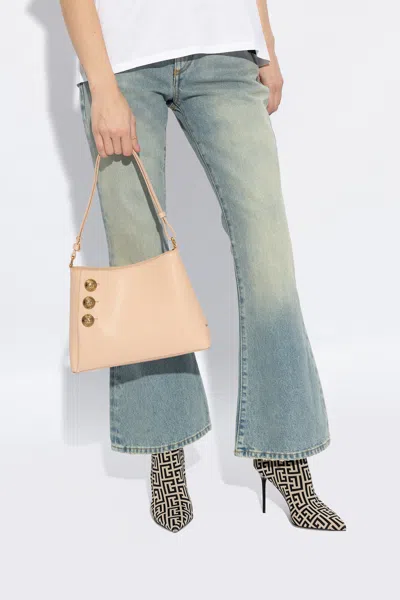 Balmain ‘emblme' Handbag In Pink