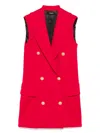 Balmain Paris Kids Dress In Red