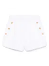 BALMAIN EMBOSSED-BUTTONS SHORTS