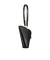 Balmain Embossed Grid Shoulder Bag In Black