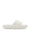 Balmain Embossed-logo Detail Slides In White