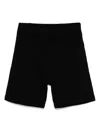 Balmain Embossed-logo Shorts In Black