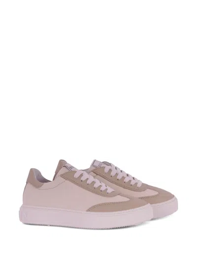 Balmain Kids' Embossed-logo Sneakers In Neutral