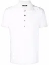 BALMAIN EMBOSSED PB-MONOGRAM POLO SHIRT