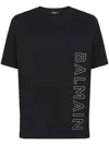 BALMAIN BALMAIN EMBOSSED REFLECT T-SHIRT CLOTHING
