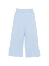 Balmain Embossed-button Track Pants In Blue