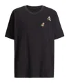 Balmain Insect T-shirt In Black