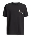 Balmain Insect T-shirt In Black