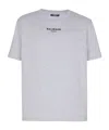 Balmain Embroidered Paris T-shirt In Gray